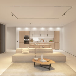 Светильник трековый SHINE SPOT ZigBee, 48В, 8Вт, 2700-6000K, IP20, темный никель, алюминий, Denkirs DK5944-DN