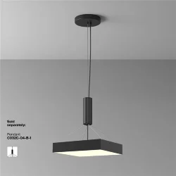 Потолочный светильник Zon 3000K 45W 120° (Черный)