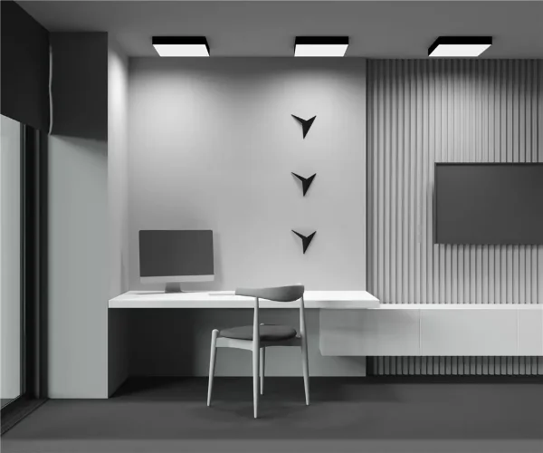 Потолочный светильник Zon 3000K 45W 120° (Черный) - фото 10