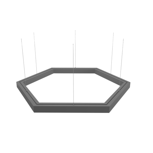 Светильник WOLTA PRO КОНТУР ГЕКСА ДСО03-108-500-3К-С Матовый - фото 3.
