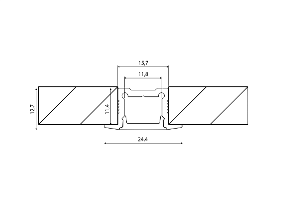 Профиль алюминиевый DesignLed, LE.2613. Фото 2