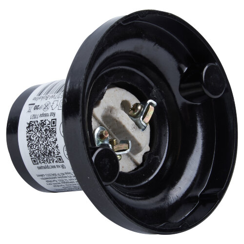 ULH-02-E27W-Bakelite Патрон настенный прямое основание, Карболитовый, Цоколь Е27, TM Uniel - фото 4