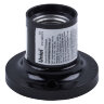 ULH-02-E27W-Bakelite Патрон настенный (прямое основание) Карболитовый. Цоколь Е27. TM Uniel - фото