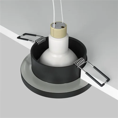 Встраиваемый светильник Stark GU10 1x10Вт IP 65 (Черный) - фото 12