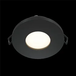 Встраиваемый светильник Абсолют / Stark 1*GU10 10 Вт IP 65 (Черный) DL083-01-GU10-RD-B