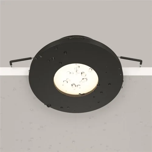 Встраиваемый светильник Абсолют / Stark 1*GU10 10 Вт IP 65 (Черный) DL083-01-GU10-RD-B - фото 5