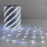 Гирлянда Роса 20м Белая 24В, 400 LED, Провод Прозрачный ПВХ, IP65. Фото 1.