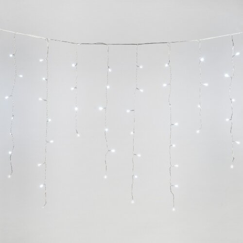 ULD-B10005-480-TTK WHITE IP44 Бахрома светодиодная с эффектом мерцания, 10м, Соединяемая, 480 светодиодов, Белый свет, Провод прозрачный - фото 3