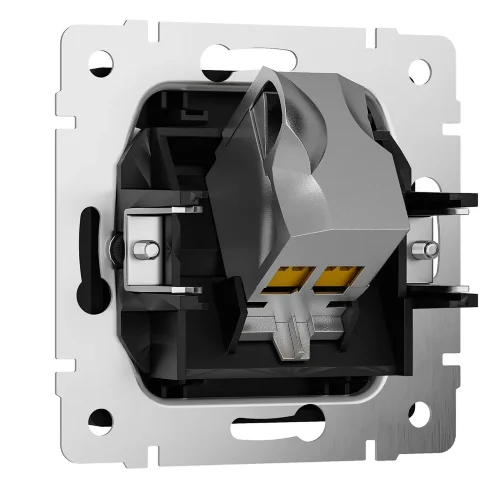 Розетка Ethernet RJ-45 cat. 6A экранированная (черный матовый) W5120108 - фото 2