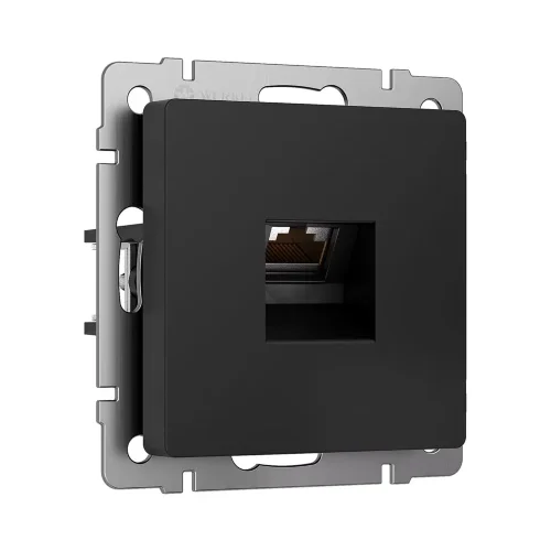 Розетка Ethernet RJ-45 cat. 6A экранированная (черный матовый) W5120108 - фото 3