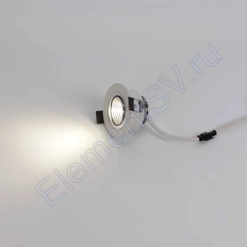 Светодиодный светильник встраиваемый 65 Series white housing BW1 (3W,220V,day white) - фото 3.