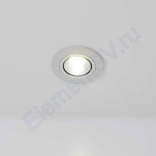 Светодиодный светильник встраиваемый 65 Series white housing BW1 (3W,220V,day white) - фото.