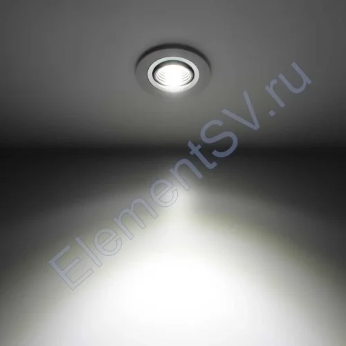 Светодиодный светильник встраиваемый 65 Series white housing BW1 (3W,220V,day white) - фото 2.