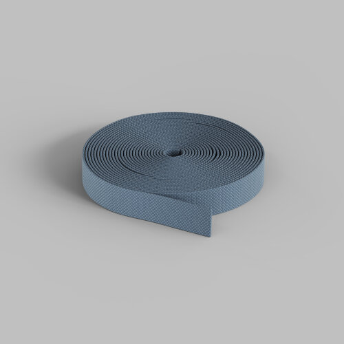 TR5501-DB Гибкий трек-ремень Belty, серия Base, 10м, 48V DC, IP20, тёмно-синий, ткань, медь.