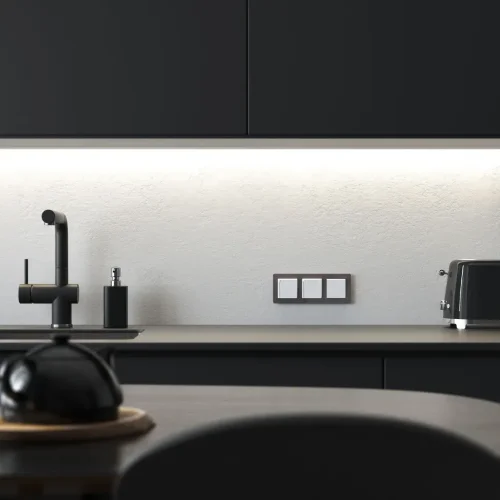 Выключатель одноклавишный (белый акрил) W1110041 - фото 4