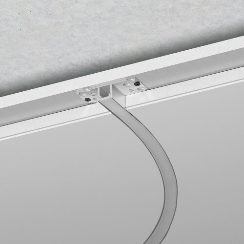 LL-2-ALP024&nbsp;Встраиваемый гибкий алюминиевый профиль под ГКЛ 9,5 мм (под ленту до 9,5 мм) - фото 1