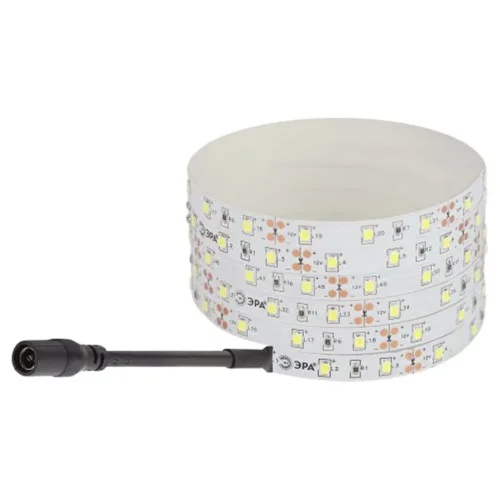 Комплект светодиодной ленты 2835kit-4.8-60-12-IP20-2700 тепл. бел. 12В (в комплекте: LED лента на двустороннем скотче; источник питания; коннекторы) (уп.5м) Эра Б0043062 - фото 2