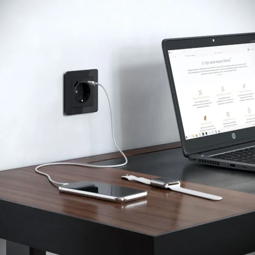 Рамка из акрила на 1 пост Acrylic черный W0012708 - фото 3