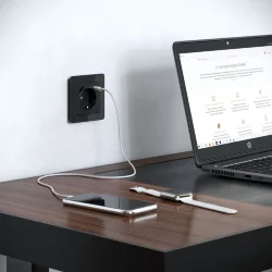 Рамка из акрила на 1 пост Acrylic черный W0012708