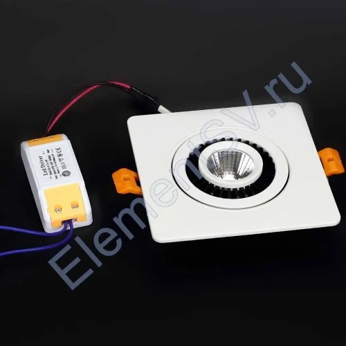 Светодиодный светильник JH-THD14-7W Square B754 (7W, White) - фото 2.