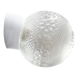 Светильник НББ 64-60-080 'Цветочек' d150 1х60Вт E27 IP20 корпус наклонный бел. Элетех 1005100149