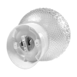 Светильник НББ 64-60-080 'Цветочек' d150 1х60Вт E27 IP20 корпус наклонный бел. Элетех 1005100149