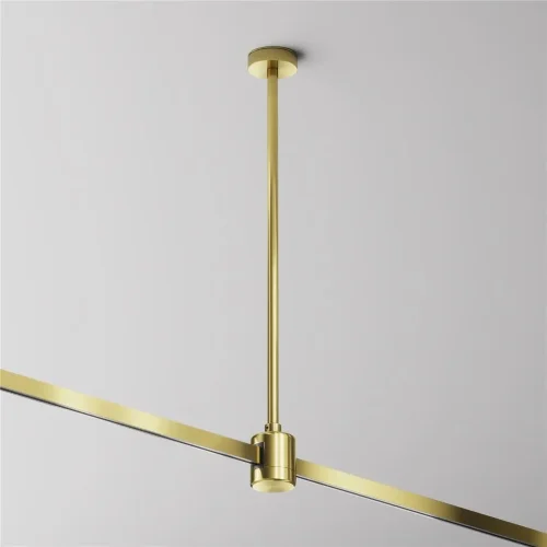 Крепление потолочное Medium 360мм с прямым коннектором питания Flarity латунь (Латунь) - фото 3