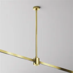 Крепление потолочное Medium 360мм с прямым коннектором питания Flarity латунь (Латунь)