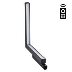 Трековый светильник Г-образный для низковольного шинопровода диммируемый с пультом ДУ со сменой цвет «Novotech» 358915, серия: FLUM - -