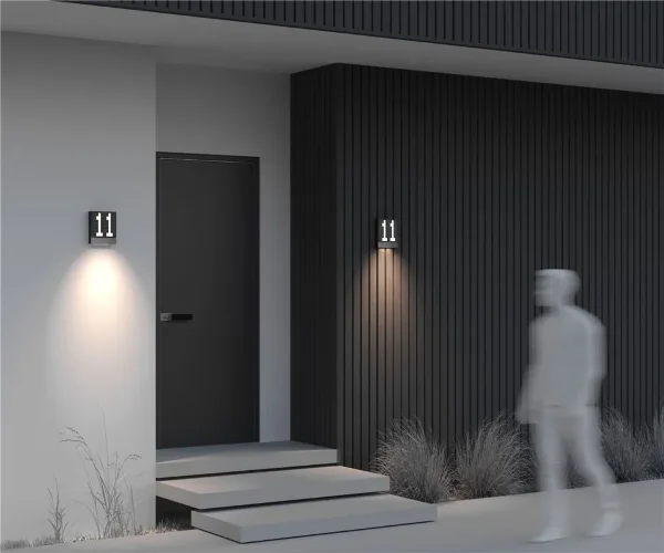 Настенный светильник (бра) Anri 3000К 10Вт IP 54 (Графит) - фото 7