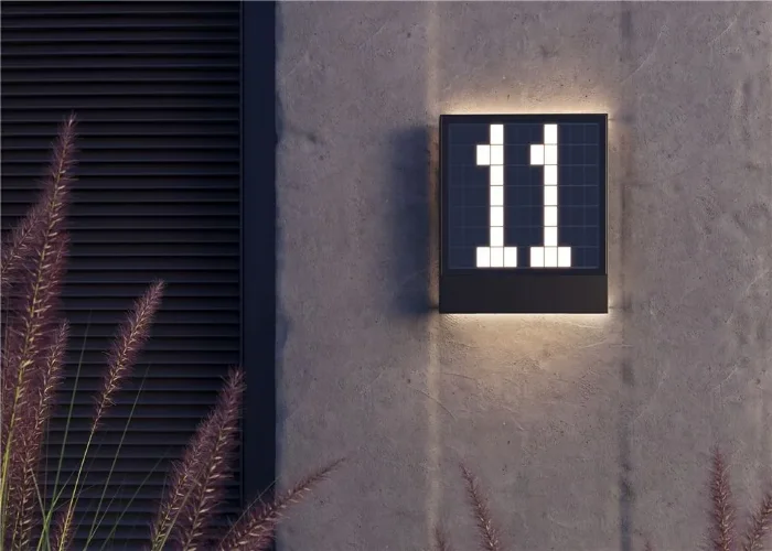 Настенный светильник (бра) Anri 3000К 10Вт IP 54 (Графит) - фото 10