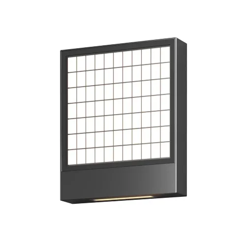 Настенный светильник (бра) Anri 3000К 10Вт IP 54 (Графит) - фото