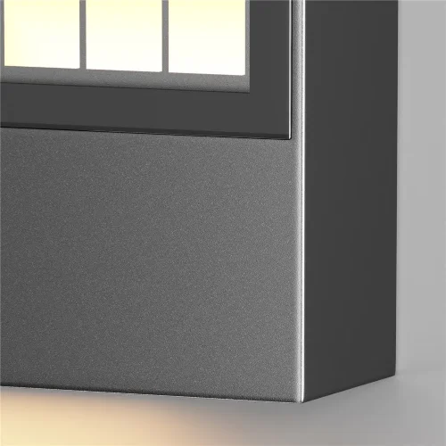 Настенный светильник (бра) Anri 3000К 10Вт IP 54 (Графит) - фото 6