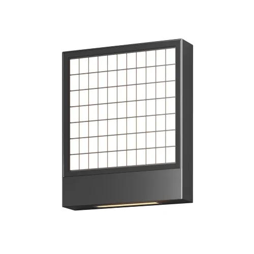 Настенный светильник (бра) Анри / Anri 3000К 10Вт IP 54 (Графит) O475WL-L10GF3K - фото