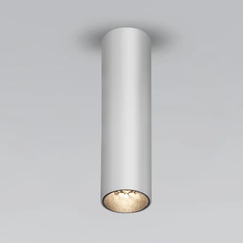 Накладной светодиодный светильник с антибликовой решеткой Pika 25031/LED 6W 4200K серебро - фото