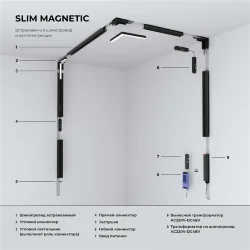 Slim Magnetic Гибкий коннектор черный 85099/00 85099/00 (057214)