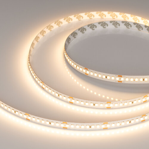 Светодиодная лента RT-A192-10mm 24V Warm2700 (17.6 W/m, IP20, 2835, 5m) (Arlight, высок.эфф.150 лм/Вт) - фото 1