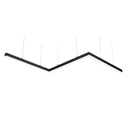 Светильник WOLTA PRO КОНТУР ЗИГЗАГ ДСО03-108-701-6К-Ч Матовый