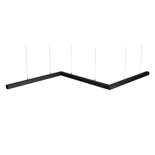 Светильник WOLTA PRO КОНТУР ЗИГЗАГ ДСО03-108-701-6К-Ч Матовый - фото 3.
