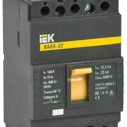 Выключатель автоматический 3п 100А 25кА ВА 88-32 KARAT IEK SVA10-3-0100