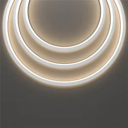 Гибкий неон 16x16 24В 10Вт/м 3000K IP67 10м (вертикальный изгиб) (Белый)