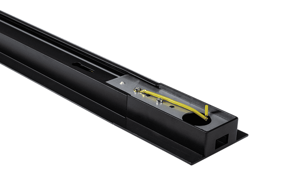 Шинопровод однофазный встраиваемый черный, TR-RC-BL-2. Фото 3