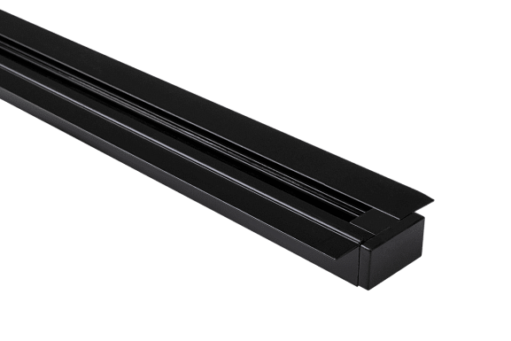 'Шинопровод однофазный встраиваемый черный, TR-RC-BL-2. Фото 2