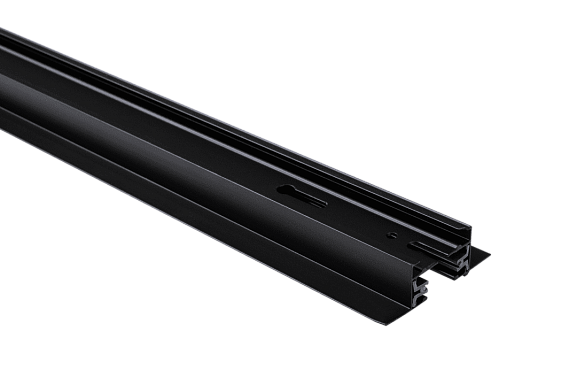 'Шинопровод однофазный встраиваемый черный, TR-RC-BL-2. Фото 4