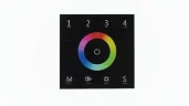 Сенсорная панель T13 Black IC74 (220V, RGB, 4 zone, DMX512, RF 2.4GHz) - фото I
