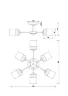 Люстра Freya FR5088PL-06B (Черный) FR5088PL-06B - фото 3