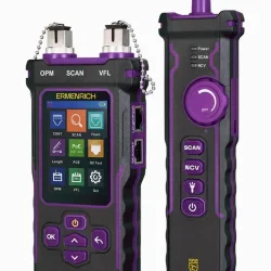 Тестер кабельный многофункциональный NetGeeks NP60 фиолет. Ermenrich 84551