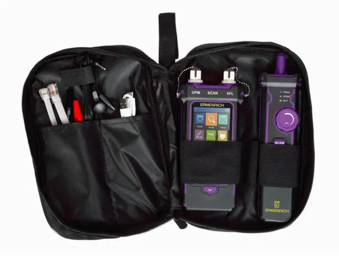 Тестер кабельный многофункциональный NetGeeks NP60 фиолет. Ermenrich 84551 - фото 3