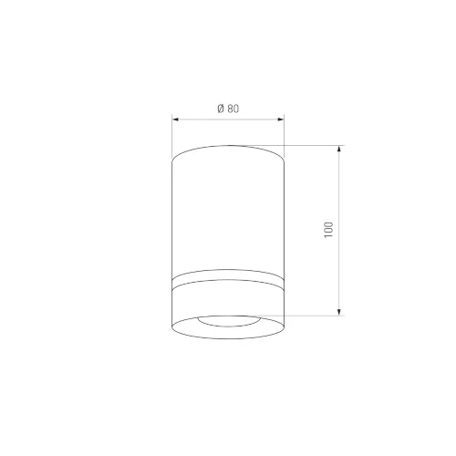 Накладной светодиодный светильник DLR021 - фото 5