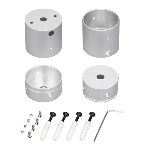 Крепление MOONLIGHT-VT-CEILING-DL-D40-SILVER (Arlight, Алюминий) - фото 1